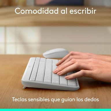 LOGITECH - TECLADO K250 BLUETOOTH WIRELESS ESPAÑOL - BLANCO - 3