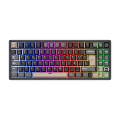 TECLADO ROYAL KLUDGE RK X87 WIRED 75% PHANTOM SWITCH CREAMY - 1