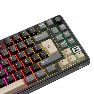 TECLADO ROYAL KLUDGE RK X87 WIRED 75% PHANTOM SWITCH CREAMY - 3