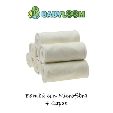 PAÑAL INFANTIL BABYLOOM ECOLÓGICO TELA UNITALLA PERÚ NEGRO - 2