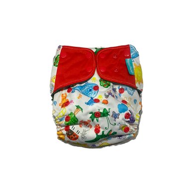 PAÑAL ECOLÓGICO DE CARBÓN DE BAMBÚ UNITALLA HAPPY FLUTE DIBUJOS