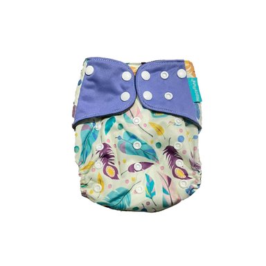 PAÑAL ECOLÓGICO DE CARBÓN DE BAMBÚ UNITALLA HAPPY FLUTE PLUMAS