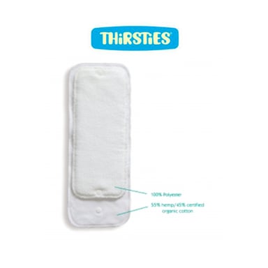PAÑAL INFANTIL THIRSTIES ECOLOGICO SNAP POCKET DIAPER UNITALLA DREAMSCAPE - 4