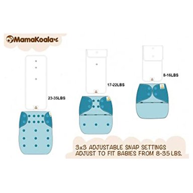 PAÑAL INFANTIL MAMA KOALA ECOLÓGICO DE TELA UNITALLA - 3