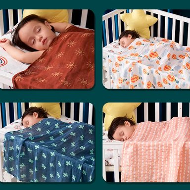 MANTA HAPPY FLUTE MUSELINA SUAVE DE ALGODÓN 110 X 120 CM PARA BEBÉ - 2