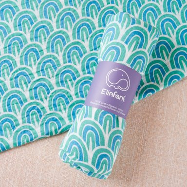 MANTA DE MUSELINA SUAVE PARA BEBÉ ALGODÓN 110 X 120 CM