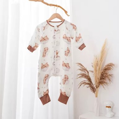 PIJAMA SACO DORMIR HAPPY FLUTE MULTICOLOR INFANTIL MUSELINA TALLA M (1 A 2 AÑOS)