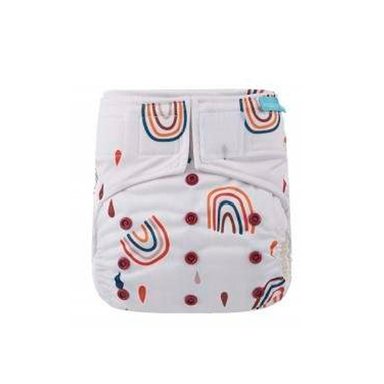 PAÑAL INFANTIL HAPPY FLUTE + INSERTO ECOLÓGICO DE TELA ECOLÓGICO ALGODÓN ORGÁNICO CON VELCRO - 1