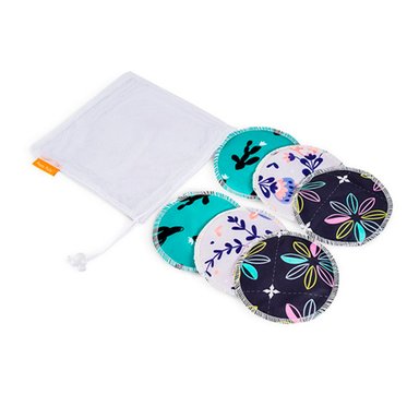 PROTECTORES LACTANCIA HAPPY FLUTE REUTILIZABLES SMT05 MULTICOLOR PACK X3 PARES