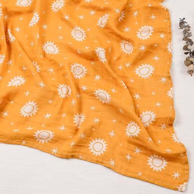 MANTA DE MUSELINA SUAVE PARA BEBÉ BAMBÚ Y ALGODÓN