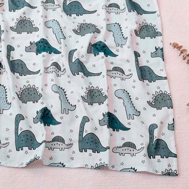 MANTA HAPPY FLUTE MUSELINA MULTICOLOR SUAVE BEBE ALGODÓN CON BAMBÚ