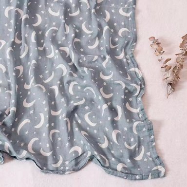 MANTA HAPPY FLUTE MUSELINA MULTICOLOR SUAVE BEBE ALGODÓN CON BAMBÚ