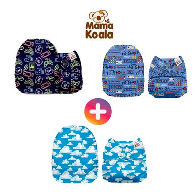 PAÑAL ECOLÓGICO DE TELA PACK X 3 UNIDADES MAMA KOALA