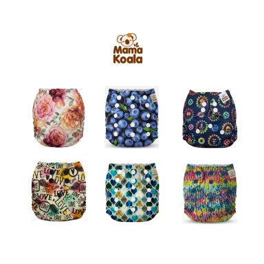 PAÑAL ECOLÓGICO DE TELA PACK X 6 UNIDADES MAMA KOALA