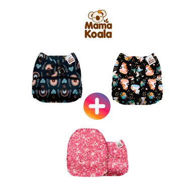 PAÑAL ECOLÓGICO DE TELA PACK X 3 UNIDADES MAMA KOALA