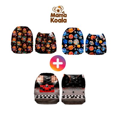 PAÑAL ECOLÓGICO DE TELA PACK X 3 UNIDADES MAMA KOALA