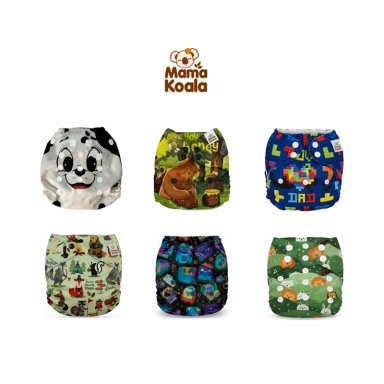 PAÑAL ECOLÓGICO DE TELA PACK X 6 UNIDADES MAMA KOALA