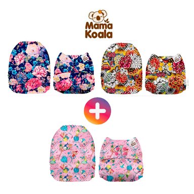 PAÑAL ECOLÓGICO DE TELA PACK X 3 UNIDADES MAMA KOALA