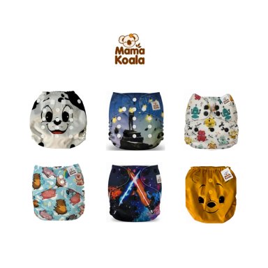 PAÑAL ECOLÓGICO DE TELA PACK X 6 UNIDADES MAMA KOALA