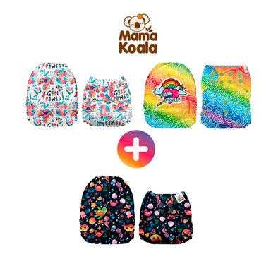 PAÑAL ECOLÓGICO DE TELA PACK X 3 UNIDADES MAMA KOALA