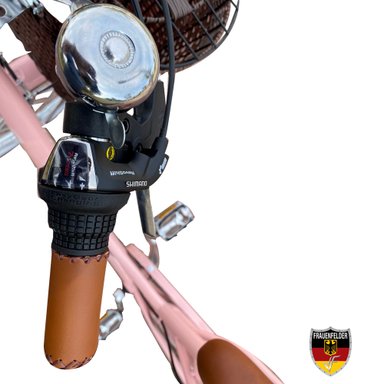 BICICLETA CAMPERA FRAUENFELDER ARO 24 ROSADO VINTAGE - 5