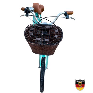 BICICLETA CAMPERA FRAUENFELDER ARO 24 VERDE JADE VINTAGE - 5