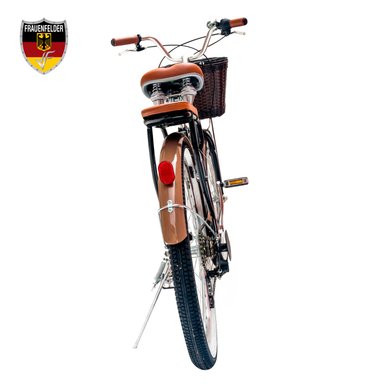 BICICLETA CAMPERA FRAUENFELDER ARO 26 NEGRO VINTAGE - 4