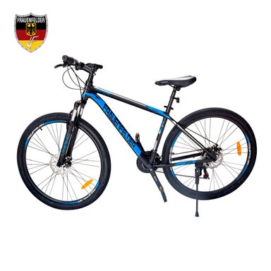 BICICLETA MONTAÑERA FRAUENFELDER ARO 29 AZUL ALUMINIO SUSPENSIÓN DELANTERA - 2