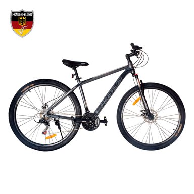 BICICLETA MONTAÑERA FRAUENFELDER ARO 29 GRIS ALUMINIO SUSPENSIÓN DELANTERA