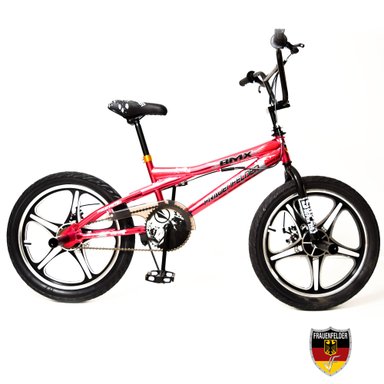 BICICLETA BMX FRAUENFELDER ARO 20 ROJO POLICROMO UV