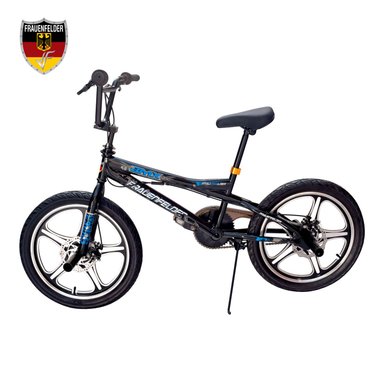 BICICLETA BMX FRAUENFELDER ARO 20 AZUL NEGRO - 2