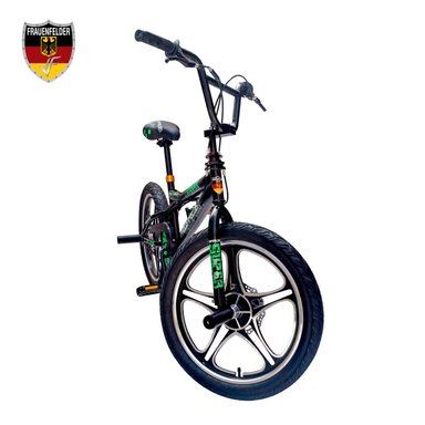 BICICLETA BMX FRAUENFELDER ARO 20 VERDE NEGRO - 2