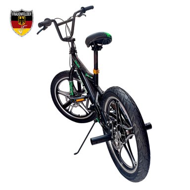 BICICLETA BMX FRAUENFELDER ARO 20 VERDE NEGRO - 3