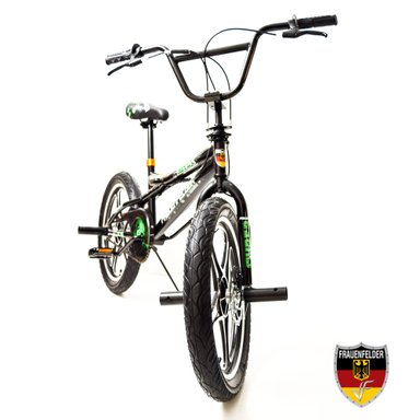 BICICLETA BMX FRAUENFELDER ARO 20 VERDE NEGRO - 4
