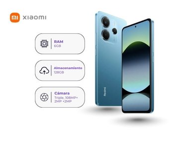 XIAOMI REDMI NOTE 14 4G 128GB 6GB RAM COLOR AZUL OCÉANO - 2