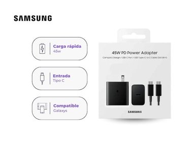 CARGADOR DE PARED SAMSUNG DE CARGA RÁPIDA USB-C (45W) - 1