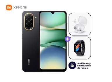 XIAOMI REDMI A5 4G 128GB 4GB NEGRO + SMARTWATCH + AUDIFONOS