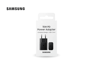 CELULAR SAMSUNG GALAXY A06 64GB 4GB NEGRO + ADAPTADOR USB-C SAMSUNG 15W - 4
