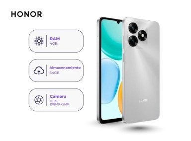 HONOR X5C 64GB 4GB RAM PLATA