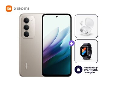 XIAOMI REDMI 15 128GB 6GB RAM COLOR GRIS + SMARTWATCH + AUDIFONOS