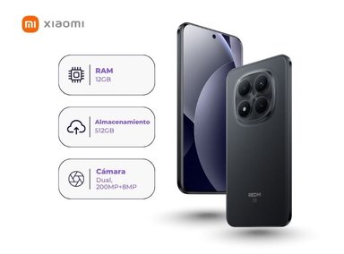 XIAOMI REDMI NOTE 15 PRO+ 5G 512GB 12GB RAM NEGRO + SMARTWATCH + AUDÍFONOS - 2