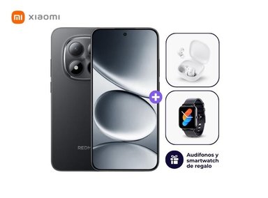XIAOMI REDMI NOTE 15 PRO 5G 256GB 8GB RAM NEGRO + SMARTWATCH + AUDÍFONOS
