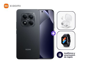 XIAOMI REDMI NOTE 15 PRO 4G 256GB 8GB RAM NEGRO + SMARTWATCH + AUDÍFONOS - 1