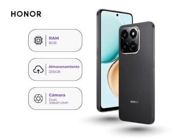 HONOR X7D 256GB 8GB RAM NEGRO - 2