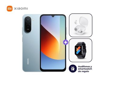 XIAOMI REDMI A7 PRO 64GB 4GB RAM AZUL + SMARTWATCH + AUDÍFONOS - 1