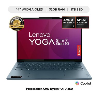 LAPTOP YOGA SLIM 7 RYZEN 7 32GB 1TB WUXGA  14'