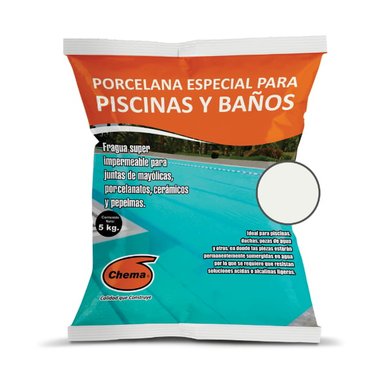 PORCELANA CHEMA ESPECIAL BLANCA 5KL