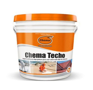 IMPERMEABILIZANTE CHEMA TECHO BLANCO HUESO 1GAL