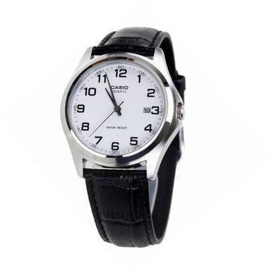 RELOJ CASIO HOMBRE MTP 1183E 7B CORREA GENUINO CUERO