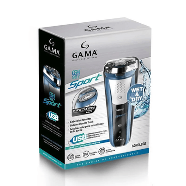 Afeitadora Gama Gsh 987 sport inalámbrica usb wet & dry